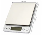3Kg 0.1G Mini Digital Scale Stainless Steel Platform Weighing Tool With Tray