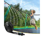 Trampoline Sprinklers - Outdoor Trampoline Water Sprinklers For Kids Adults Funny Summer Water Park Backyard Toys 42.6Ft With 15 Zip Ties