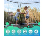 Trampoline Sprinklers - Outdoor Trampoline Water Sprinklers For Kids Adults Funny Summer Water Park Backyard Toys 42.6Ft With 15 Zip Ties