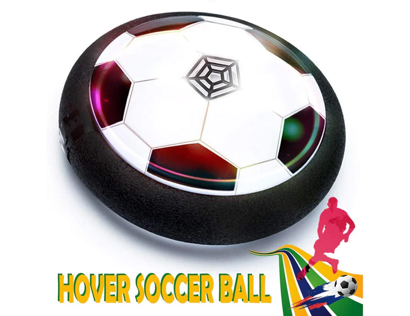 Kids Toys Hover Ball 7" Soccer Ball With Led Lights And Music Foam Bumper Air Hover Ball For Play For Teens Kids Ages 3-8