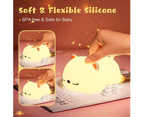 Cute Cat Gifts For 1-8 Year Old Girls, Ideal Birthday Gifts For Cat Lovers, Silicone Night Light For Kids