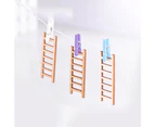 3Pcs Mini Miniature Wooden Step Ladder Fairy Garden DIY Micro Landscape Decor