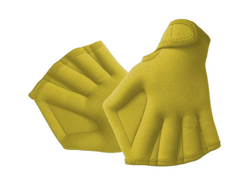 Webbed Diving Gloves Webbed Paddle Swim Mitten Webbed Swim Gloves for Adult Children Aquatic Fitness