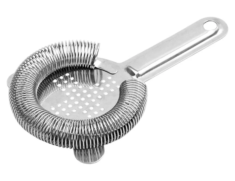 Cocktail Strainer - Stainless Steel Bar Strainer for Bartending, Bar Tool Drink Strainer for Bartenders and Mixologists
