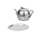 Stainless Steel Tea Infuser Teapot Tray Spice Tea Strainer Herbal Filter Teaware Accessories