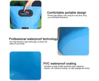 Portable Folding Bucket- Great for Camping Traveling Hiking Fishing Boating Gardening folding bucket car folding - Blue - 20L