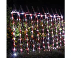 Outdoor Solar Rope Light 33Ft 100Leds Candy Color Waterproof Sparkling Wedding Patio Garden Christmas Party Holiday Trampoline Decoration