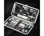 Nirvana 1 Set Professional Manicure Cutters Compact Stainless Steel Comfortable Case Manicure Kit Pedicure Supplies- Q