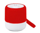 Portable Bluetooth Speakers, Outdoor Wireless Mini Waterproof Shower Travel Speaker with Driver-Red