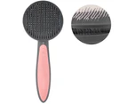 T9-Pet Self-Cleaning Comb Cleaner-Pink