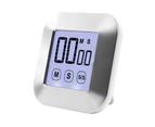 Touchscreen Digital kitchen timer Magnetic stopwatch LCD display Electronic timer Egg timer with stand
