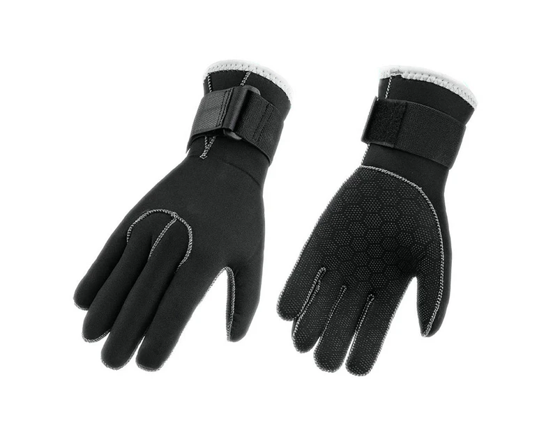 Wetsuit Gloves Thermal Scuba Diving Gloves Non-slip Winter Swimming Gloves Snorkel Aquatic Gloves for Adults Diving-S