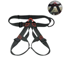 Thicken Climbing Harness, Protect Waist Safety Harness, Wider Half Body Harness Rock Climbing Downhill Harness