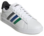 Adidas Men's Grand Court 2.0 Sneakers - Cloud White/Green/Royal Blue