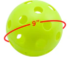 12-Pack Of Training Practice Plastic Baseballs,Lightweight Balls，Green