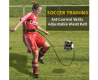 Soccer Training Auxiliary Belt Ball Belt Rebound Training Belt Adjustable Waist Belt For Kids Beginner Kickoff Trainer