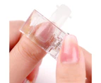 Nirvana 5Pcs Fix Clips Transparent Eco-friendly Acrylic Faux Fingernail Extension Nail Clippers for Women-