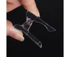 Nirvana 5Pcs Fix Clips Transparent Eco-friendly Acrylic Faux Fingernail Extension Nail Clippers for Women-