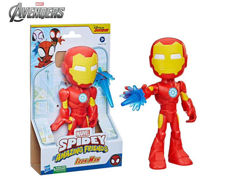 Disney Junior Marvel Spidey and His Amazing Friends Iron Man Action Figure