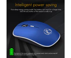 2.4GHz 4 Keys Ergonomic Mute Optical Wireless Gaming Mouse Mice for PC Laptop-Red