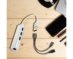 3 Ports USB HUB LAN Ethernet Connector OTG Adapter for Amazon Fire Gen 2/3/4-Grey