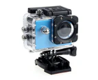 sj4000 Mini Camera 30m Waterproof Case 5M Pixel Wide Angle Supporting 32G TF Card High Clarity Sports DV for Outdoor - Blue