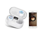Wireless Earbuds Bluetooth 5.0 Earbuds with 500mAh Charging Case-white