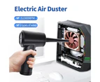 C4915 Electric Air Duster Handheld High Power USB Charging Cordless Dust Blower Compressed Air Can Vacuum Cleaner for Computer Keyboard