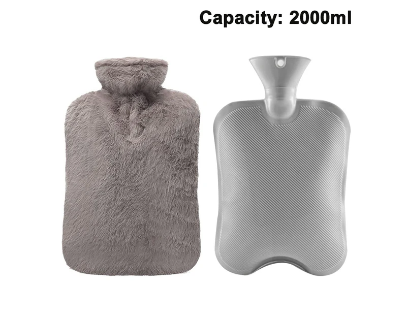 Hot Water Bottle (2 Liter), 2 Pack Hot Water Bag for Pain Relief, Menstrual  Cramps, Neck and Shoulders, Hot Cold Pack for Hot and Cold Therapy and
