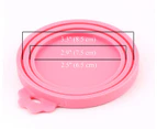 Food Can Lids, Silicone Can Lids Covers for Dog and Cat Food, One Can Cap Fit Most Standard Size Canned Dog Cat Food