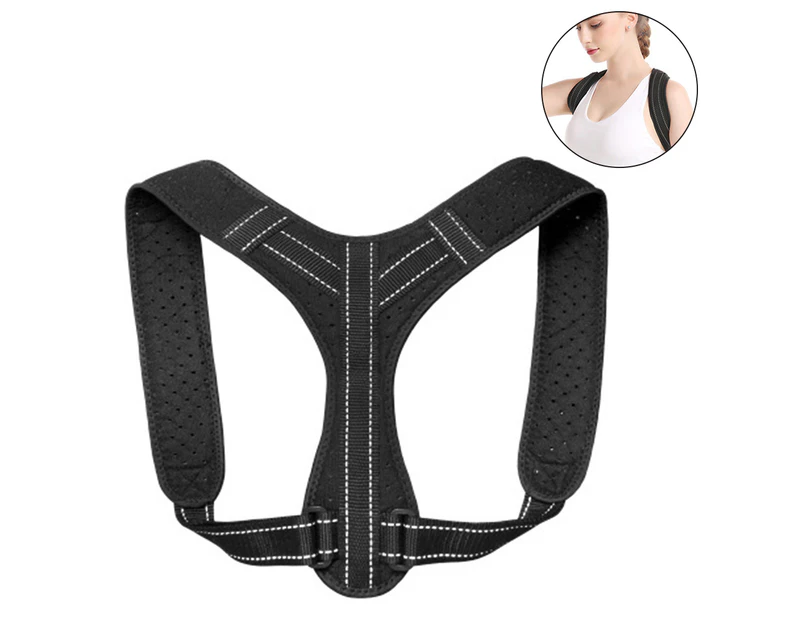Posture Corrector For Men And Women, Adjustable Upper Back Brace For Clavicle To Support Neck, Back and Shoulder