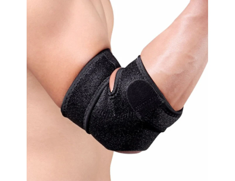 Elbow Brace, Adjustable Elbow Brace with Dual Spring Stabilizer, Elbow Band for Golfer's Elbow, Tennis Elbow