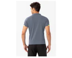 Bonivenshion Men's Polo Shirts Short Sleeve Moisture Wicking Golf Polo Athletic Collard Shirts Tennis T-shirt Tops - Grey