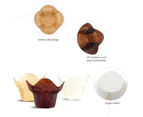 Pack of 250 Baking Paper Cupcake & Muffin Liners Grease Resistant Wrappers – Will Not Curl or Burn