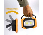 30W 1500LM LED Work Light Rechargeable Portable Waterproof LED Flood Lights 2PK