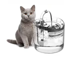 1.8L Clear Automatic Water Dispenser for Pet Drinking Fountain