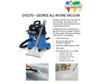 Numatic George GVE370 Wet & Dry Vacuum and Carpet Extractor
