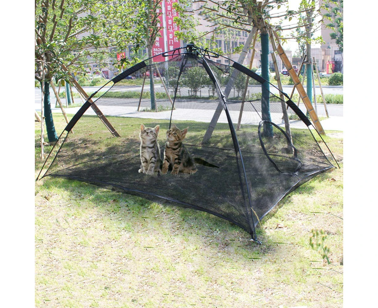 Portable Large Pop Up Pet Cat Tents Enclosures for Outside Patio