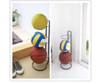 Space-saving Practical Durable Creative Ball Rack Basketball Holder Show Shelf Metal Stand