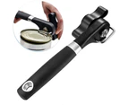 Safe Cut Can Opener Hand Can Opener, Ergonomic Smooth Edge, Food Grade Stainless Steel Can Opener
