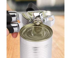 Manual stainless steel multifunctional powerful canned bottle opener-Y8 black