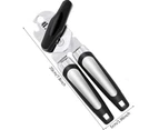 Manual stainless steel multifunctional powerful canned bottle opener kitchen can opener tool