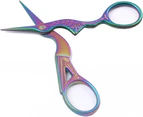 Stainless Steel Sharp Tip Classic Stork Scissors Crane Design Sewing Scissors Diy Tools Dressmaker Scissors(3.6 Inch)