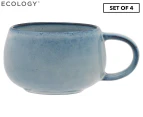 4 x Ecology 280mL Circa Mugs - Sky