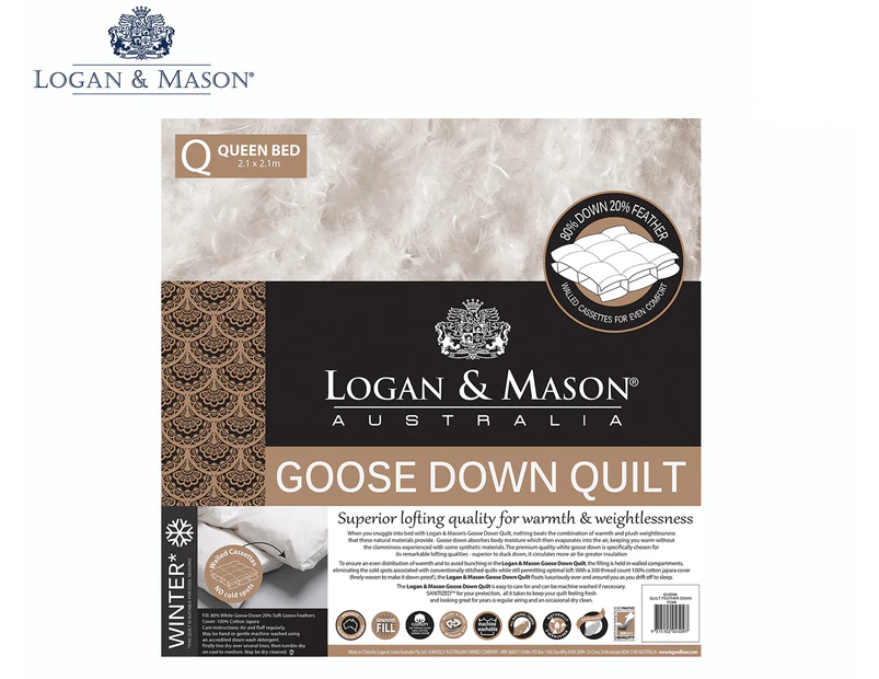 Logan & Mason Goose Down Quilt
