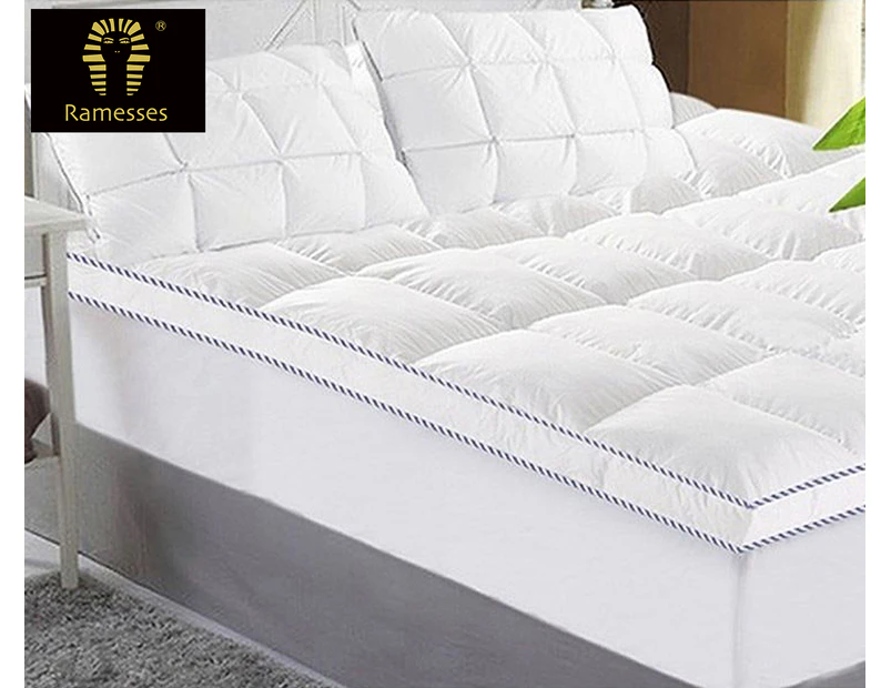 ramesses luxury bamboo 1000gsm mattress topper