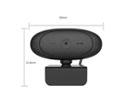 1080P Webcam with Microphone, Driverless USB HD Webcam compatible with PC/Mac/Laptop/MacBook/Tablet