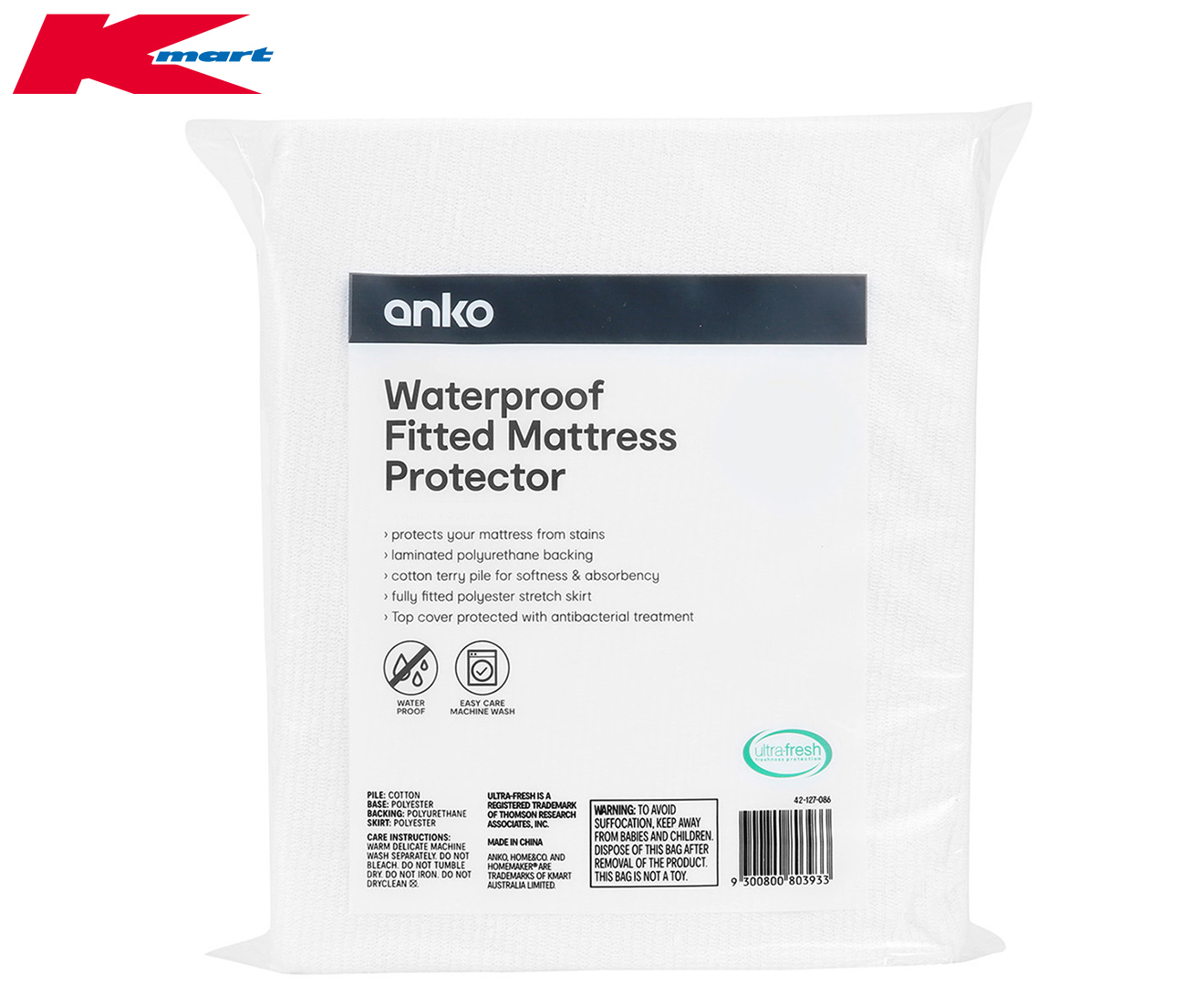 Cot mattress protector kmart on sale