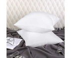 Bedding Throw Pillows Insert (1 Pack White) - 19.6x19.6 Inches Bed and Couch Pillows - Indoor Decorative Pillows