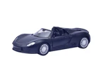 Bestjia 1/32 for Porsche 918 Diecast Pull Back Model Car Vehicle Toy Cake Table Decor - Black